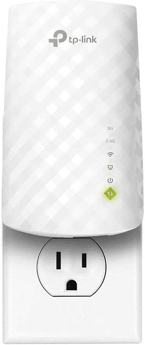 TP-Link WiFi Extender with Ethernet Port, Dual Band 5GHz/2.4GHz + Installation + Programming